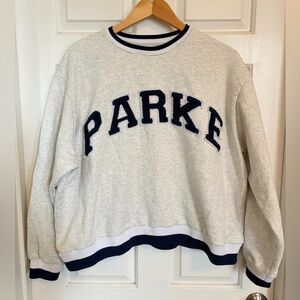 PARKE Gray Sweatshirt
